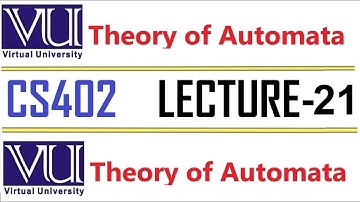 CS402 Theory of Automata Lecture  21 VU short  lecture Mealy machine