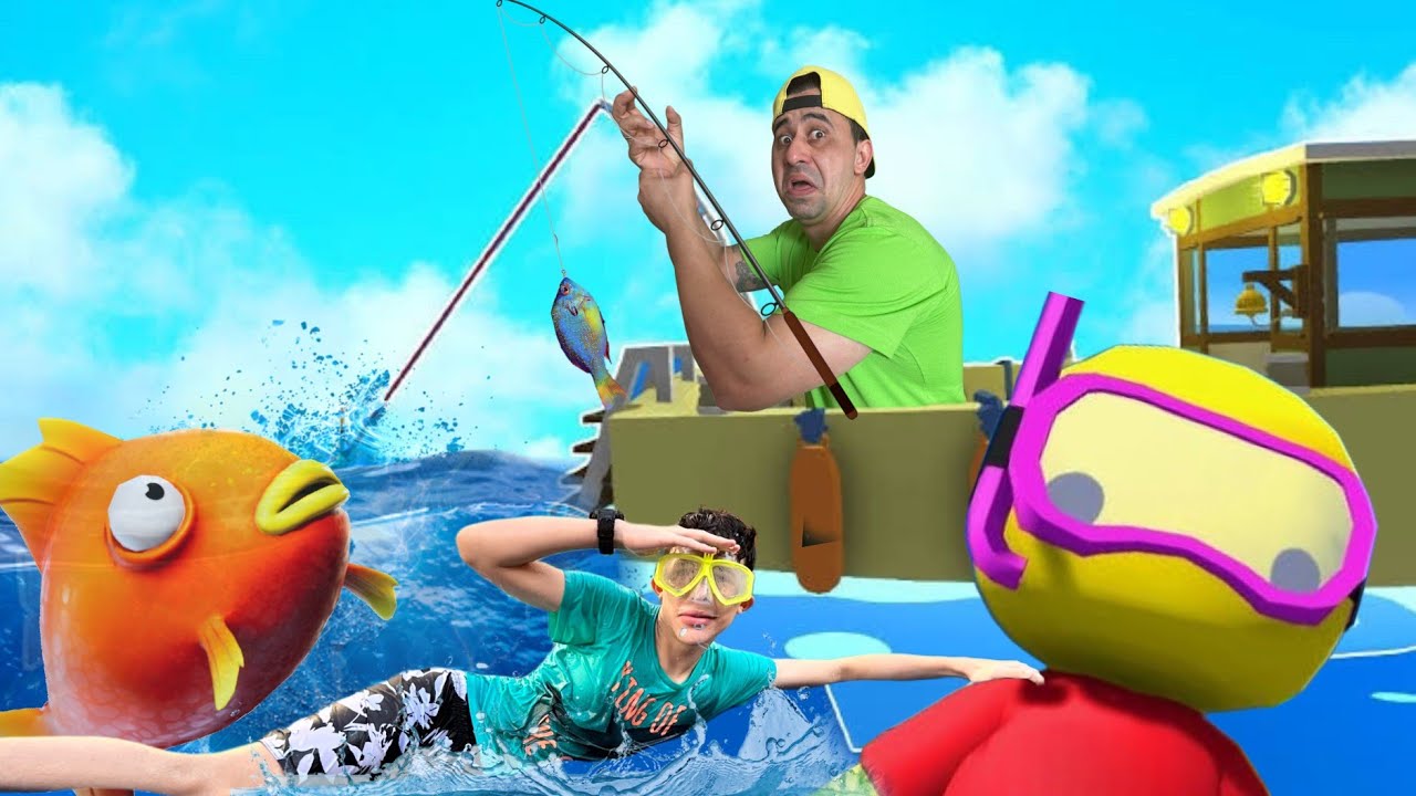 VIRAMOS PESCADORES E ACHAMOS O PEIXE MAIS RARO DA CIDADE WOBBLY LIFE