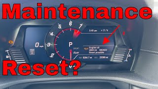 How To Reset Oil Life On GR Supra