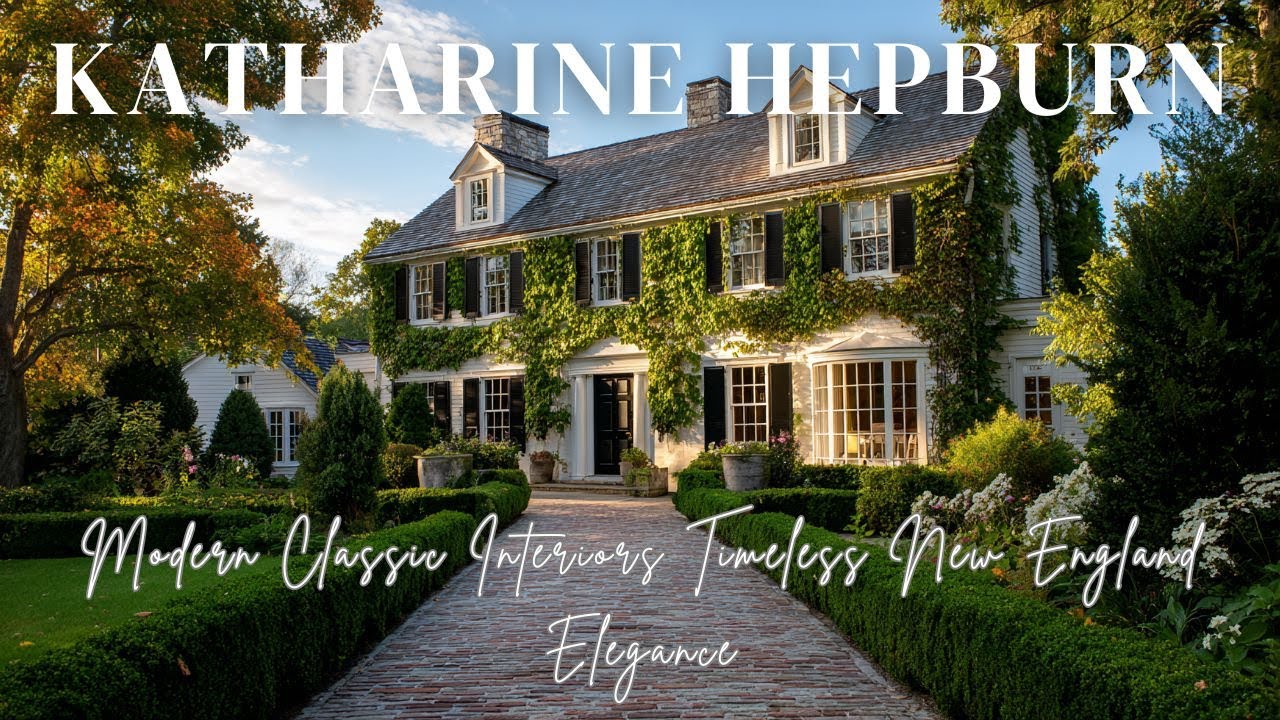 Современные классические интерьеры, вдохновлённые Кэтрин Хепберн: вневременная элегантность Новой...