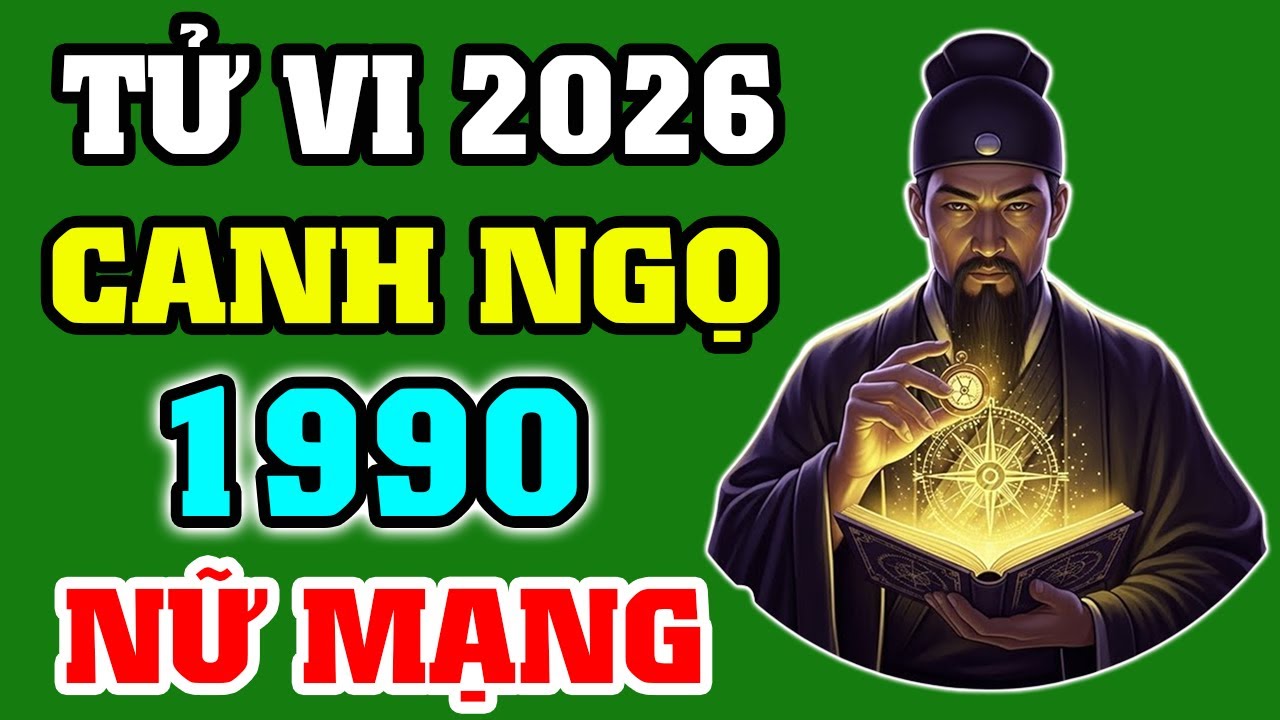 Tử Vi 2026 Tuổi Canh Ngọ 1990 Nữ Mạng | Tài Lộc – Tình Duyên – Sức Khỏe