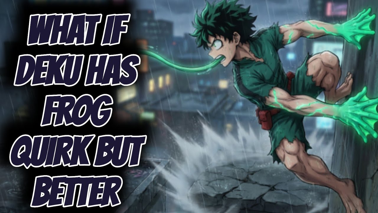What if Deku has frog quirk but better than tsuyu asui