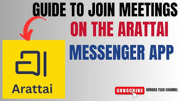 How to Join a Meeting on Arattai Messenger - Video Call Guide!