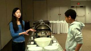 Setting the Table - Students Learn Banquet Etiquette and Customer Service