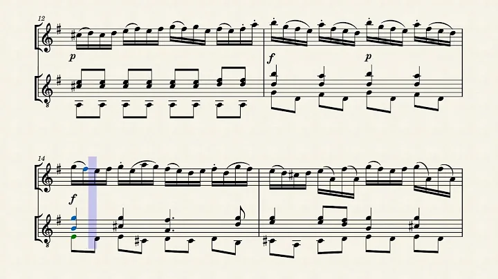 Sonate (Duetto) in G for Flute &  Guitar - E. G. B...