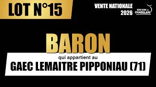 15. BARON - GAEC LEMAITRE PIPPONIAU (71)
