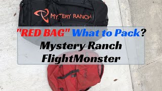 Red Bag - Mystery Ranch Flight Monster