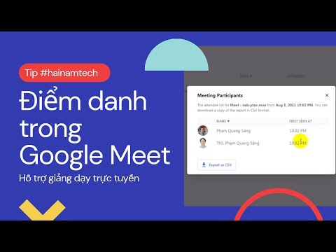 Video Hướng dẫn chi tiết điểm danh học sinh / sinh viên học... - youtube