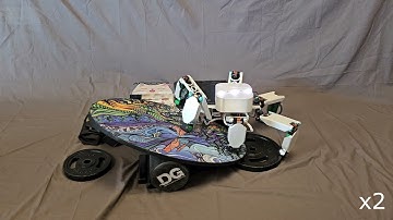 Hexapod Tripod Gait. New obstacles: balance board