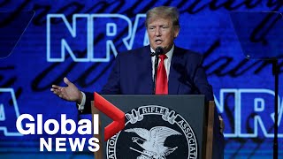 Trump tells NRA convention US should spend 'whatever it takes to keep our children safe at home'