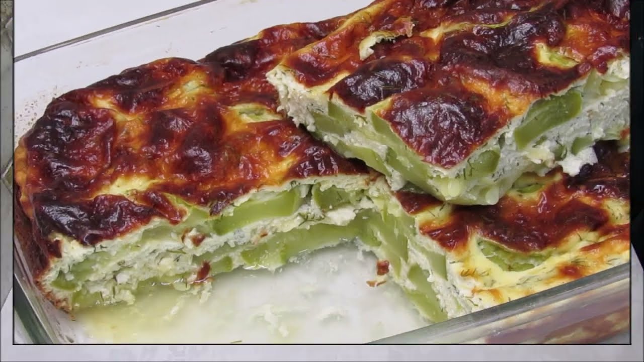 Легкая ЗАПЕКАНКА из Кабачков и Творога Вкусный Ужин для семьи