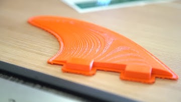 3d Printing surfboard fins with the MakerBot Replicator