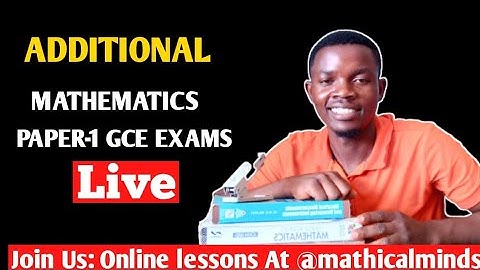 2017 PAPER-1 GCE (additional)