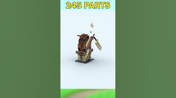 Lego Windmills in Different Scales  - Size Comparison