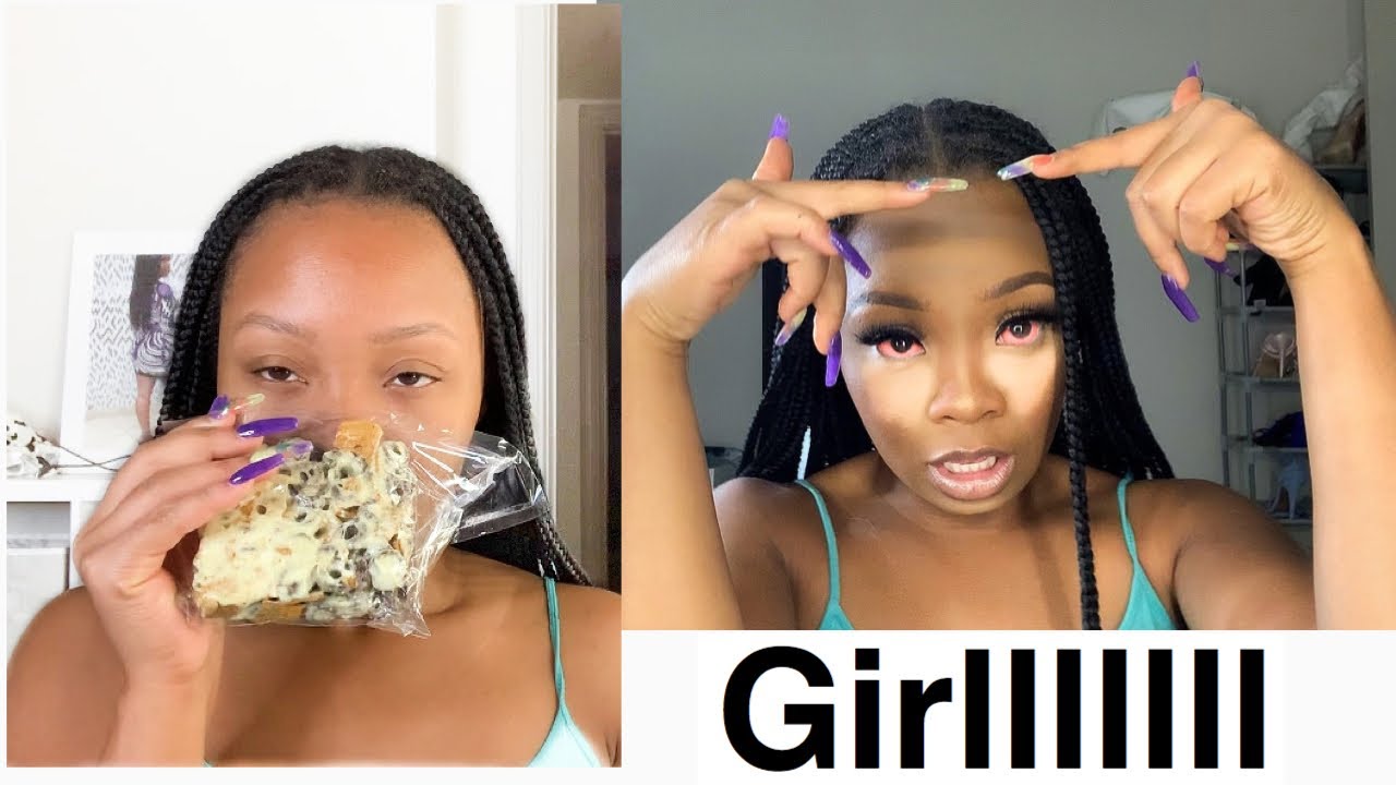 Yall, I Ate An Edible & Did My Makeup !! GET HIGH WITH ME