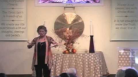 Unity on the River November 24, 2013   Guest Speaker: Jackie Woodside