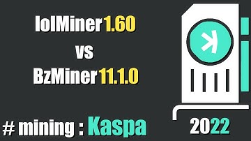 QUICK LOOK: lolMiner 1.60 vs BZMiner 11.1.0 - mining #Kaspa