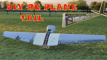 DIY SCRATCH BUILD RC PLANE. TAIL. Episode 36