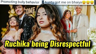 Download Lagu RUCHIKA RATHORE BEING INCONSIDERATE \u0026 CALLING OTHERS AUNTY: TRIGGERED INSAAN'S MARRIAGE MP3 Download Lagu RUCHIKA RATHORE BEING INCONSIDERATE \u0026 CALLING OTHERS AUNTY: TRIGGERED INSAAN'S MARRIAGE MP3