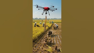 Drones capture wild boars that destroy crops2#villagelife#smartfarming #rurallife #farmingtraditions
