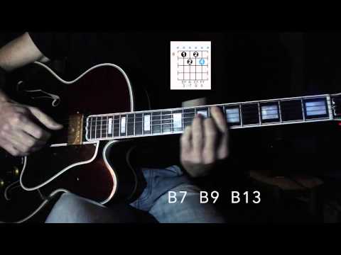 A Child Is Born - Jazz Guitar Chord Harmonization - Chord Shapes - Easy version