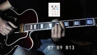 A Child Is Born - Jazz Guitar Chord Harmonization - Chord Shapes - Easy version