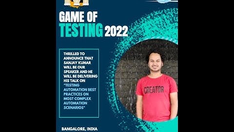 GoT 2022- SelectorsHub Workshop By Sanjay Kumar