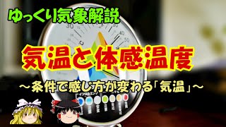 ゆっくり気象解説「気温と体感温度」
