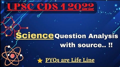 CDS 1 2022: SCIENCE ANALYISIS WITH SOURCE