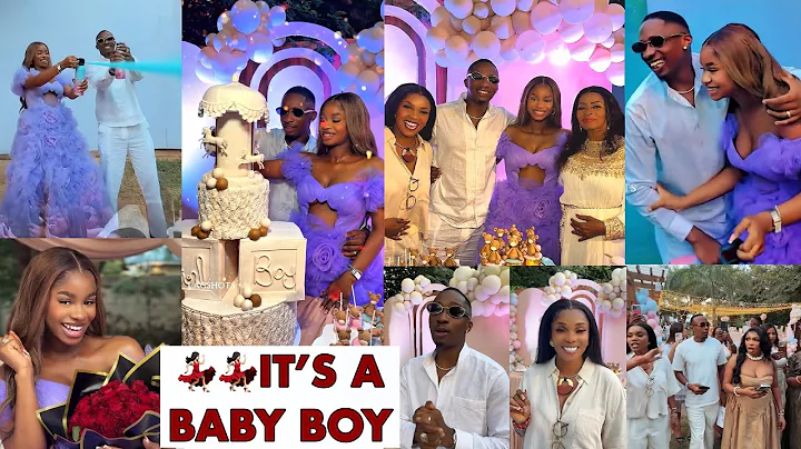 Priscilla Ojo And Juma Jux, Reveal Baby Gender At Their Lovely Gender Reveal Party. Iyabo Ojo happy 