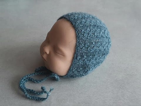 How To Knit The India Bonnet In Newborn Size/ Photography Prop