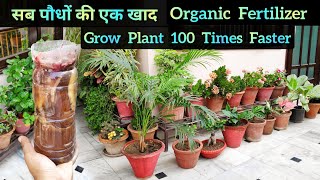 सब पौधों की एक खाद, Top Secret Free Organic Homemade Fertilizer, Grow plants 100 times faster