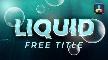 Liquid Text Effect for Davinci Resolve
