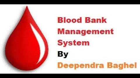 blood bank management system using php (PDO project tutorial) part 1