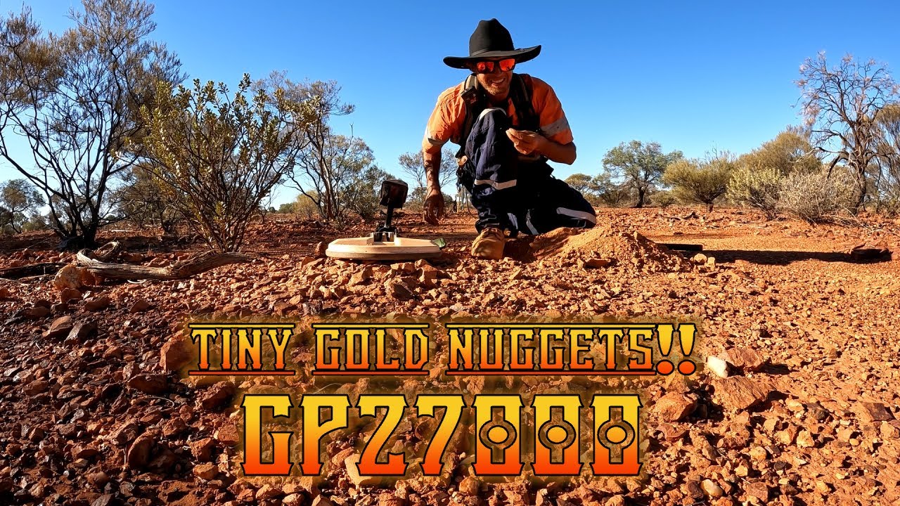 Крошечные золотые самородки с Minelab GPZ7000