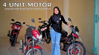 MASUK LAGI 4 UNIT MOTOR !!! YANG PERNAH BUAT KALCER PADA JAMANYA