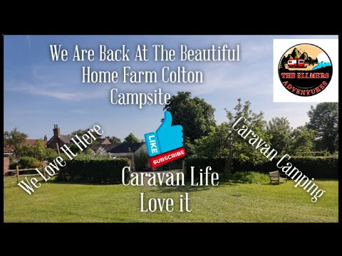 We are back Camping at the Beautiful Home Farm Campsite in Colton Yorkshire UK