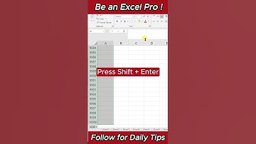 Border Trick #interview #excel #exceltips