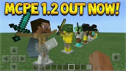 MCPE 1.2 OUT NOW -  ALL New Features Review! (Better Together Update)