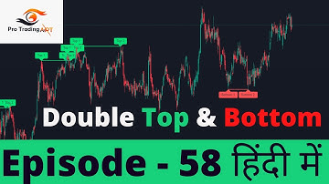 Double top bottom indicator : Introduction | Tutorial In Hindi | Episode - 58