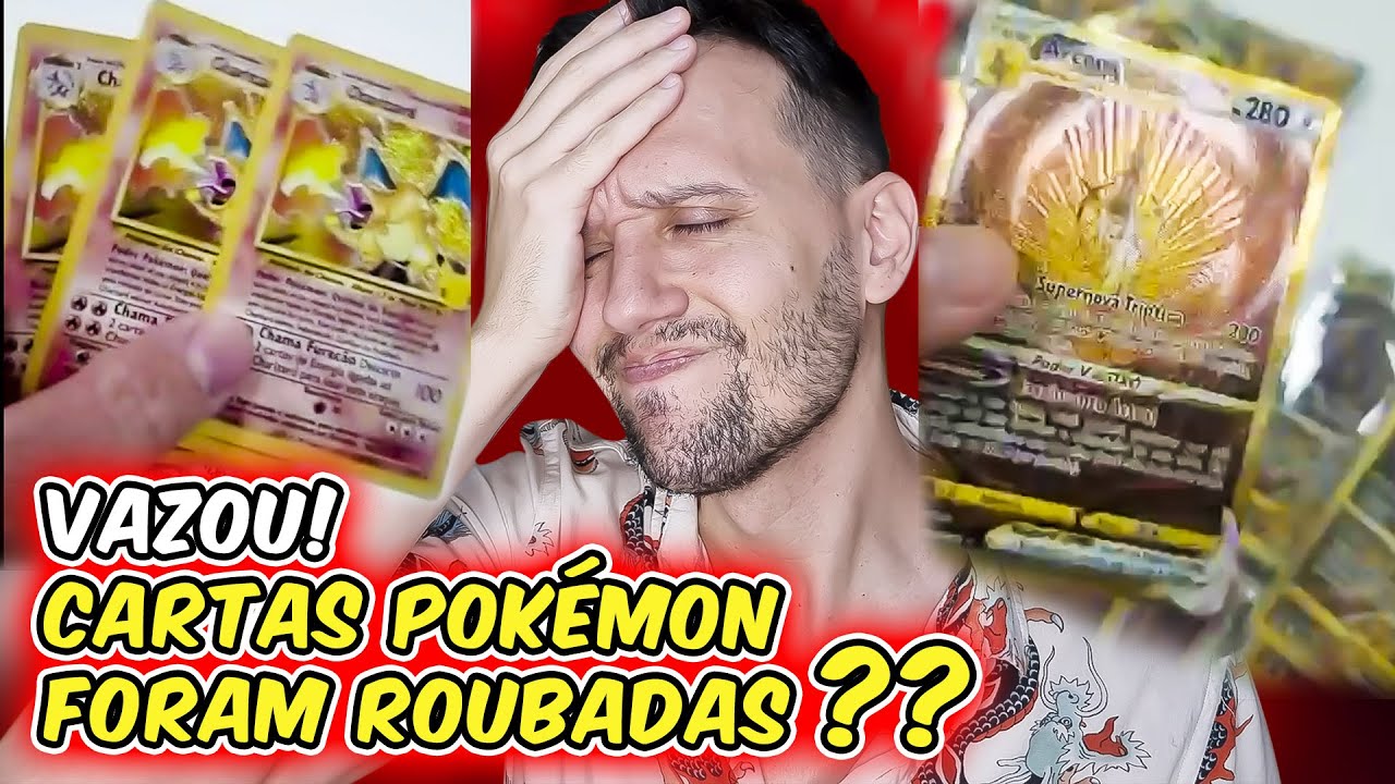 ROUBARAM CARTAS POKEMON RARAS?? VAZOU DENUNCIA CAPITÃO HUNTER