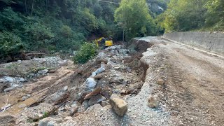 Alluvione, danni ai piedi del Monte Catria, da cui tutto è iniziato: strade distrutte a Frontone