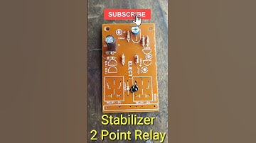 Stabilizer 2 Point Relay Circuit #Shorts | @MianElectric