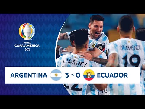 HIGHLIGHTS ARGENTINA 3 - 0 ECUADOR | COPA AMÉRICA 2021 | 03-07-21