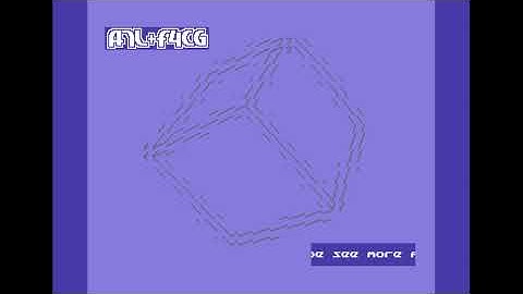 Atlantis & Fantastic 4 Cracking Group - Cube Revisited Intro | C64 Crack Intro