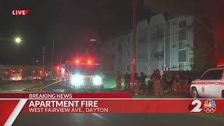 Apartment Fire Breaks Out In Fairview