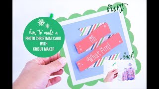 How To Make A Photo Christmas Card & Keepsake With Cricut Maker screenshot 4