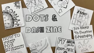 Teaching stippling, hatching, and crosshatching through zines.