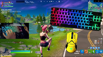 Steelseries Apex Pro ASMR Chill🤩Satisfying Keyboard Fortnite Omnipoint Switch 240 FPS Smooth 4K