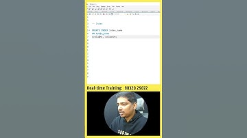 SQL Tutorial (Indexes) MySQL Tutorial, SQL Full Course, SQL Tutorial For Beginners Telugu #shorts